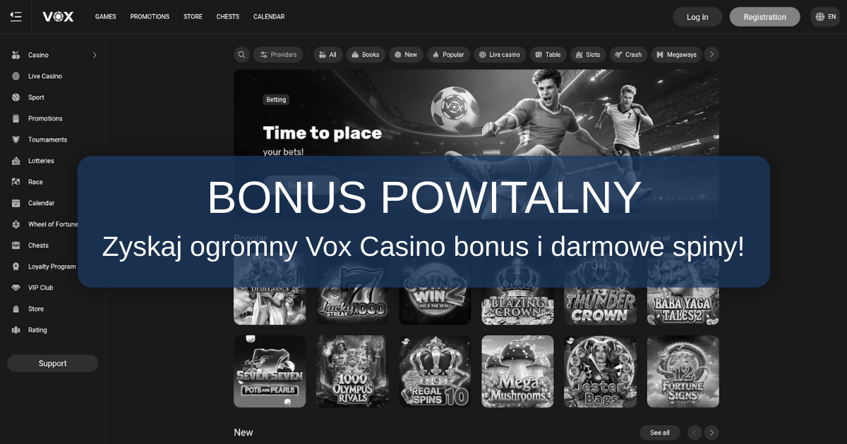 Vox Casino bonus 2026 - Zaufana recenzja najlepszych bonusów w Polsce